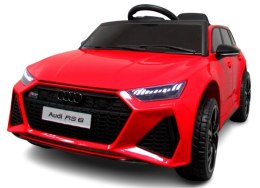 AUDI RS6 GT Czerwony Auto na akumulator EVA Skóra pilot Akumulator litowo-jonowy