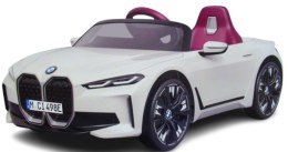 BMW i4 Biały Auto na akumulator EVA Skóra pilot Akumulator LI-ON