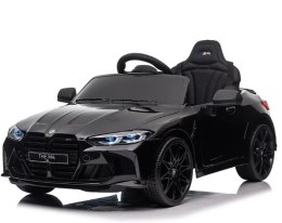 BMW m4 Czarny Auto na akumulator EVA Skóra pilot Akumulator litowo-jonowy