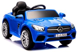 Mercedes SL500 Niebieski Piankowe Koła Eva, miękki fotelik Licencja Akumulator litowo-jonowy