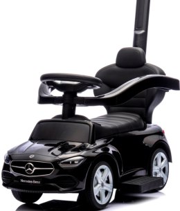 Pchacz Mercedes AMG c63 Czarny Jeździk, klakson
