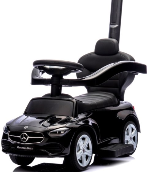 Pchacz Mercedes AMG c63 Czarny Jeździk, klakson