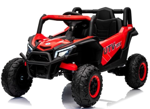 UTV2 R-sport Czerwony Auto na akumulator 4x4 EVA SKÓRA Pilot Akumulator litowo-jonowy