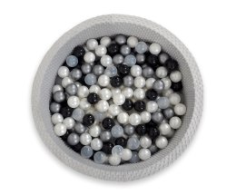 Plastikowe piłeczki do suchego basenu 50szt. - czarne