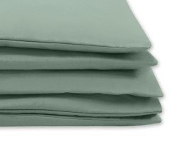 Bawełniana pościel dla dzieci 2-częściowa poszewki na poduszkę 60x40 i na kołderkę 120x90 - szałwia
