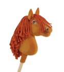 Hobby Horse Średni koń na kiju Premium rudy kasztan A4