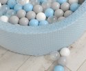 Suchy basen minky H-30 cm z piłkami 200szt.- misty blue