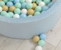 Suchy basen minky H-30 cm z piłkami 200szt.- misty blue