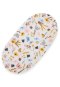 Prześcieradło bawełniane do kosza Mojżesza Boho wózka gondoli 75x35 cm - Summer meadow