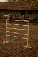 Przeszkoda skokowa do Hobby Horse 120cm, dwie belki - czarna i żółta