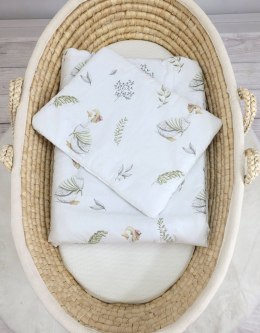 Komplet pościeli dla niemowląt z wypełnieniem 2-cz 75x100cm NEWBORN - Gąski