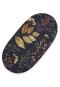 Prześcieradło bawełniane do kosza Mojżesza Boho wózka gondoli 75x35 cm - Floristic granat