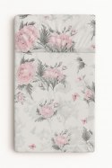 Prześcieradło bawełniane z gumką do łóżeczka 120x60 cm - romantic peonies