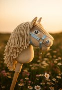 Hobby Horse Mały koń na kiju Premium kremowy cremello A5