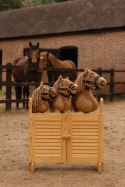 Hobby Horse Mały koń na kiju Premium kremowy cremello A5