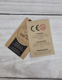 Hobby Horse Mały koń na kiju Premium tarantowaty biało-brązowy z białą grzywą A5