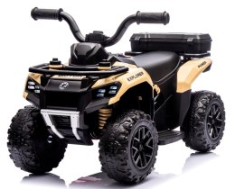 Quad J9 khaki brąz-beż na akumulator, quady dla dzieci muzyka światło Akumulator litowo-jonowy