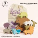 Drewniane figurki zwierzątka leśne zabawka dla dzieci, układanka Le Toy Van