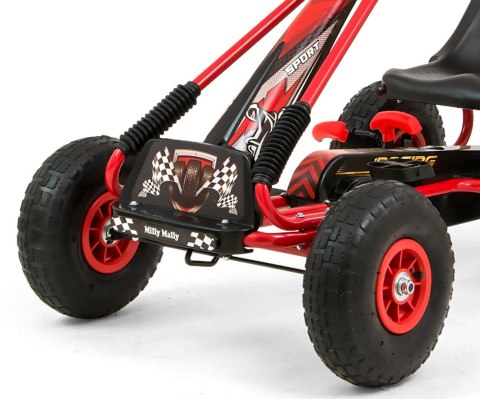 Milly Mally Gokart na pedały Thor Red