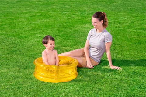 BESTWAY 51112 MINI BASENIK TRANSPARENTNY 64cm x 24cm ŻÓŁTY