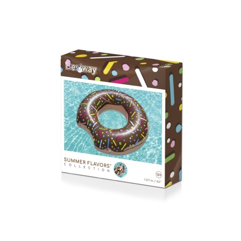 Bestway 36118 KÓŁKO DO PŁYWANIA DONUT 107cm BRĄZ
