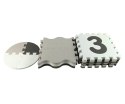 Milly Mally Mata piankowa puzzle Jolly 3x3 Digits - Grey