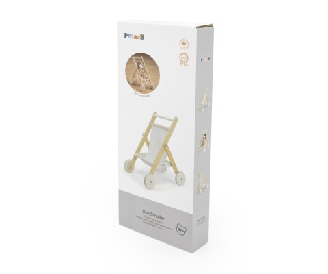 Viga 44236 PolarB Drewniana spacerówka dla lalek