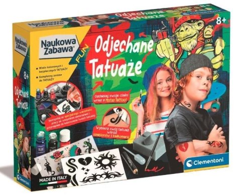 Clementoni Naukowa zabawa. Odjechane tatuaże 50721