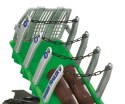 Rolly Toys 122158 Przyczepa Rolly-Timber Zielona do przewozu drzew, 2-osie