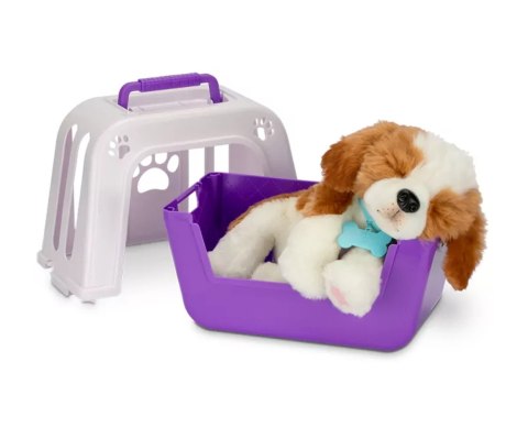 Little Live Pets 26548 Interaktywny Piesek Łatek z klatką