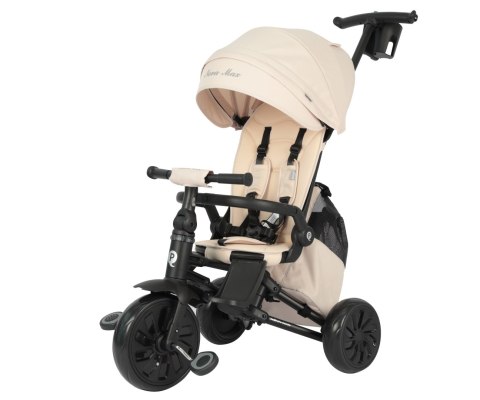 Qplay Rowerek Trójkołowy Nova Max Beige