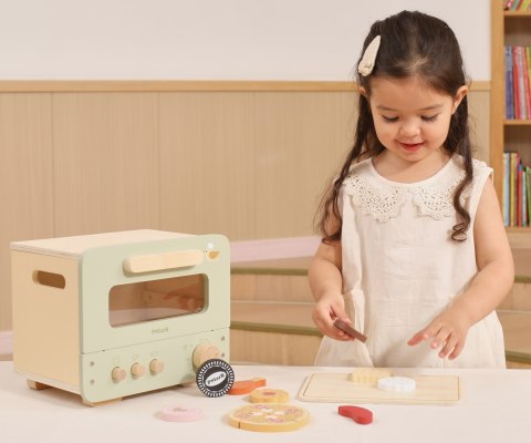 Viga 44260 PolarB Drewniana kuchenka - piekarnik i zestaw ciastek