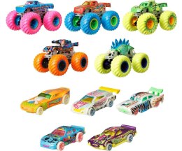 Mattel HCB57 Hot Wheels Monster Trucks Zestaw Świecący w Ciemności