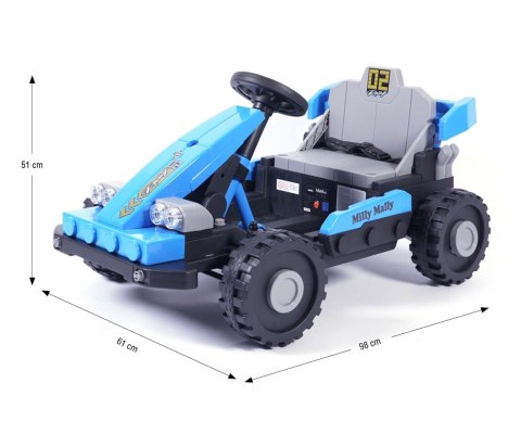 Milly Mally Pojazd na akumulator Prime 2w1 Blue