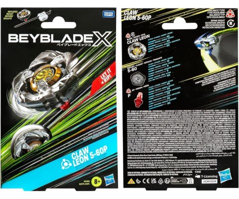 Hasbro G0193 Beyblade X Zestaw startowy Claw Leon 5-60P