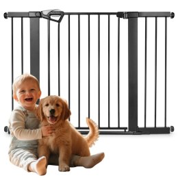 Milly Mally Bramka zabezpieczająca Barierka na schody z rozszerzeniami Guardy 118 Black