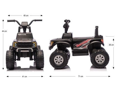 Milly Mally Pojazd na akumulator Ford F-150 Raptor Black