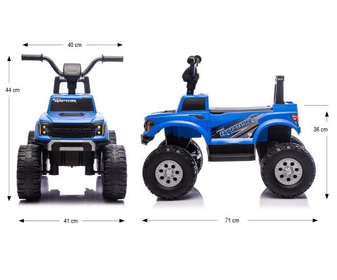 Milly Mally Pojazd na akumulator Ford F-150 Raptor Blue
