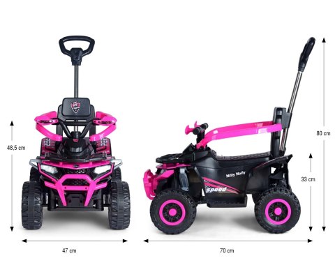 Milly Mally Pojazd na akumulator Star ATV Pink