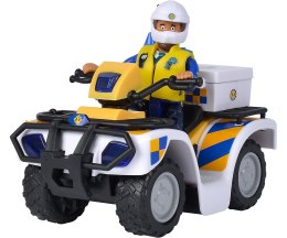 Smoby 8367 Strażak Sam Quad Policyjny z Figurką