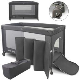 Milly Mally Łóżeczko turystyczne Mirage Dark Grey