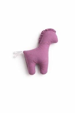Konik LUCKY miękka maskotka z bawełny dla niemowląt - Róż retro