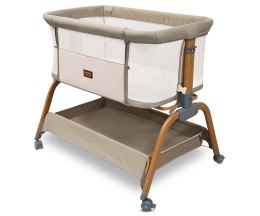 Milly Mally Łóżeczko Dostawne Nino Beige
