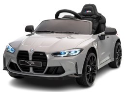 BMW m4 SZARY Auto na akumulator EVA Skóra pilot Akumulator litowo-jonowy