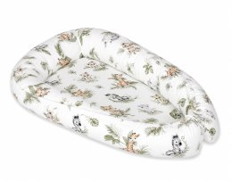 Kokon niemowlęcy dwustronny kojec otulacz Premium MY SWEET BABY- Little Safari