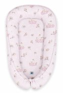 Kokon niemowlęcy dwustronny kojec otulacz Premium MY SWEET BABY- Little Swans