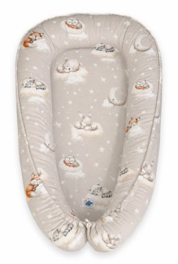 Kokon niemowlęcy dwustronny kojec otulacz Premium MY SWEET BABY- Twinkle Woodland