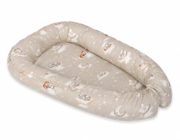 Kokon niemowlęcy dwustronny kojec otulacz Premium MY SWEET BABY- Twinkle Woodland