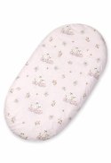 Prześcieradło bawełniane do kosza Mojżesza Boho wózka gondoli 75x35 cm - Little Swans