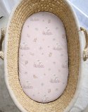 Prześcieradło bawełniane do kosza Mojżesza Boho wózka gondoli 75x35 cm - Little Swans